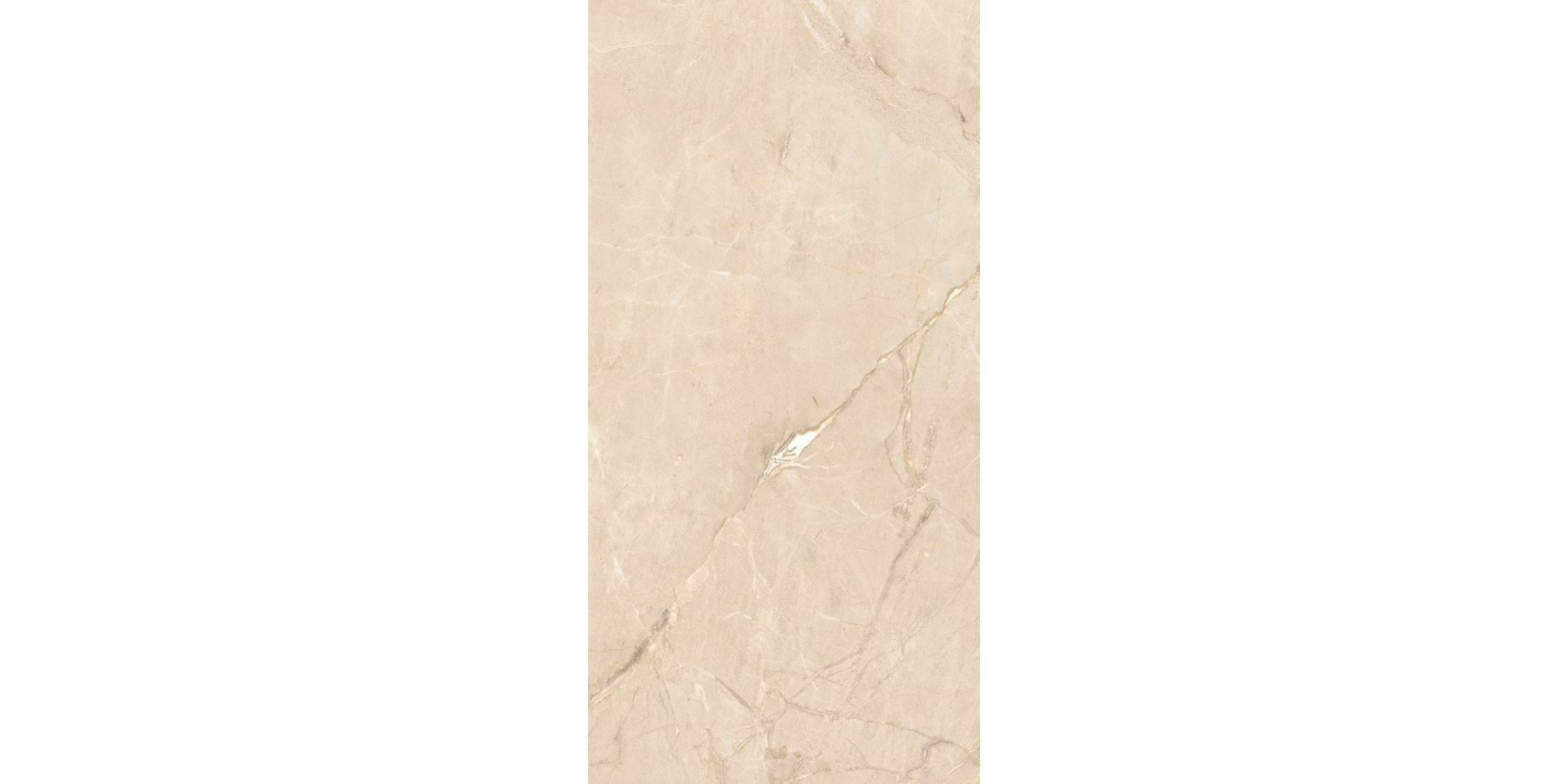 MAIMOON CERAMIC - Glossy Amedio beige 120х60