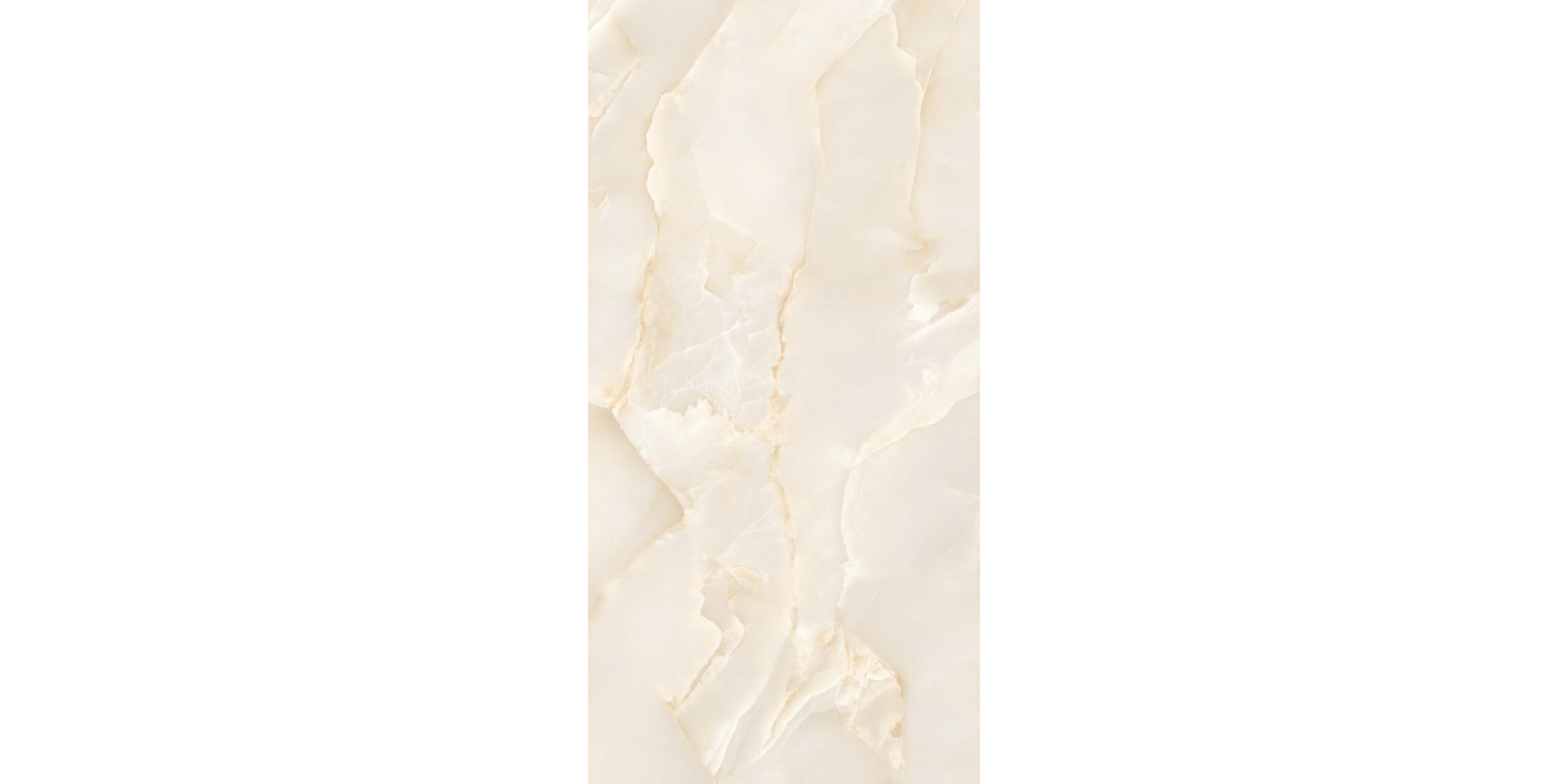 MAIMOON CERAMIC - Glossy Cristallo Onyx Beige 120х60